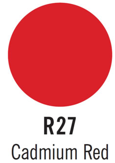 copic marker color cadmium red r27